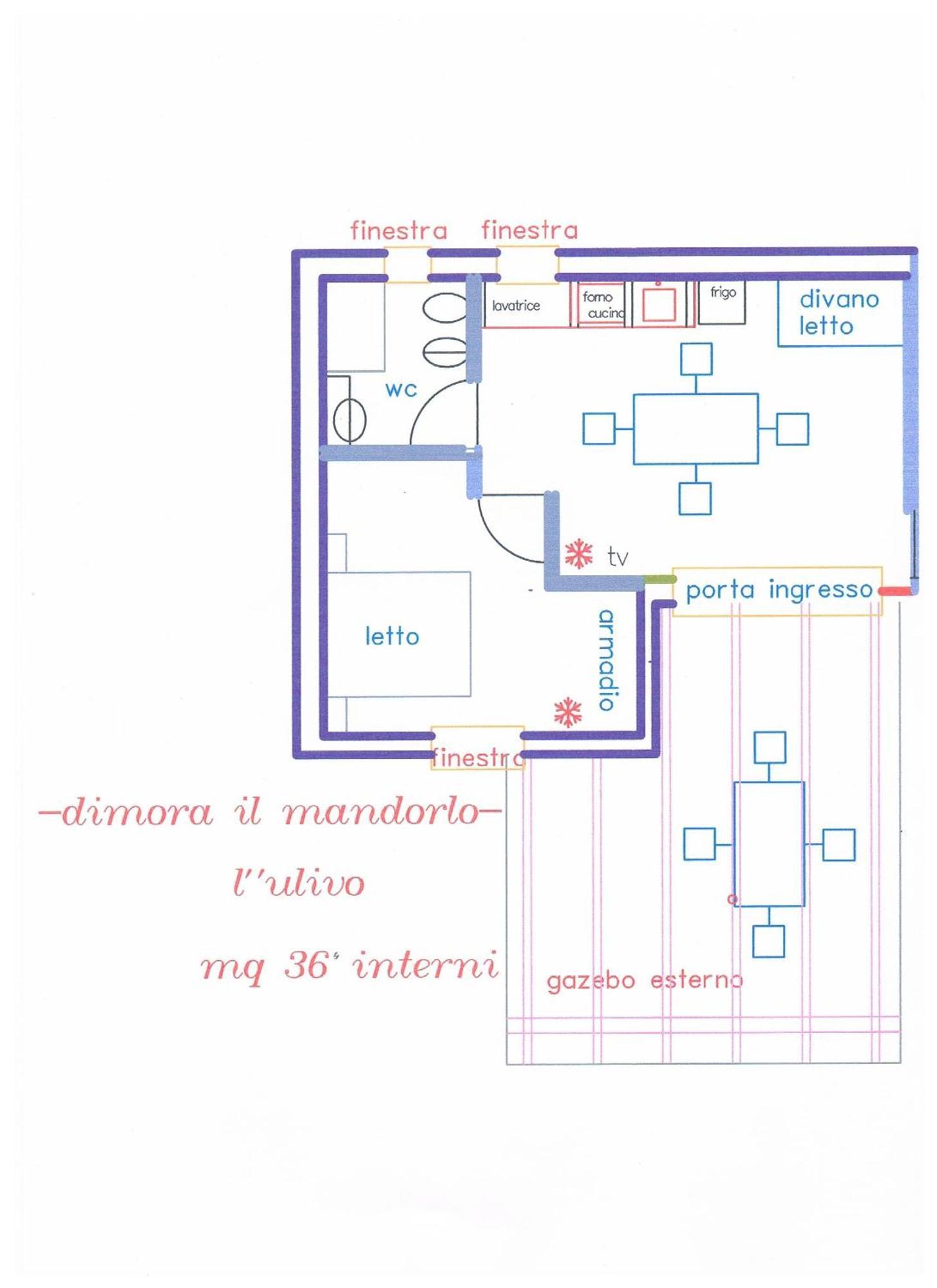 Отель Dimora Il Mandorlo Остуни Номер фото